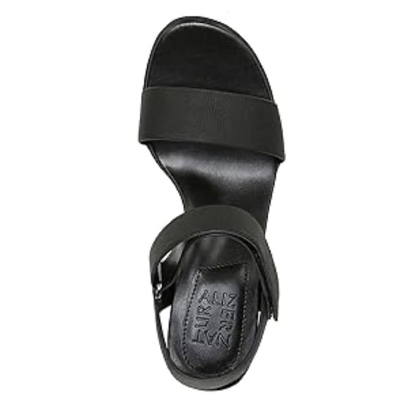 Naturalizer Glenn-Rise 2 Sandals Black New No Box some marks on heel Size 10 - Picture 6 of 11